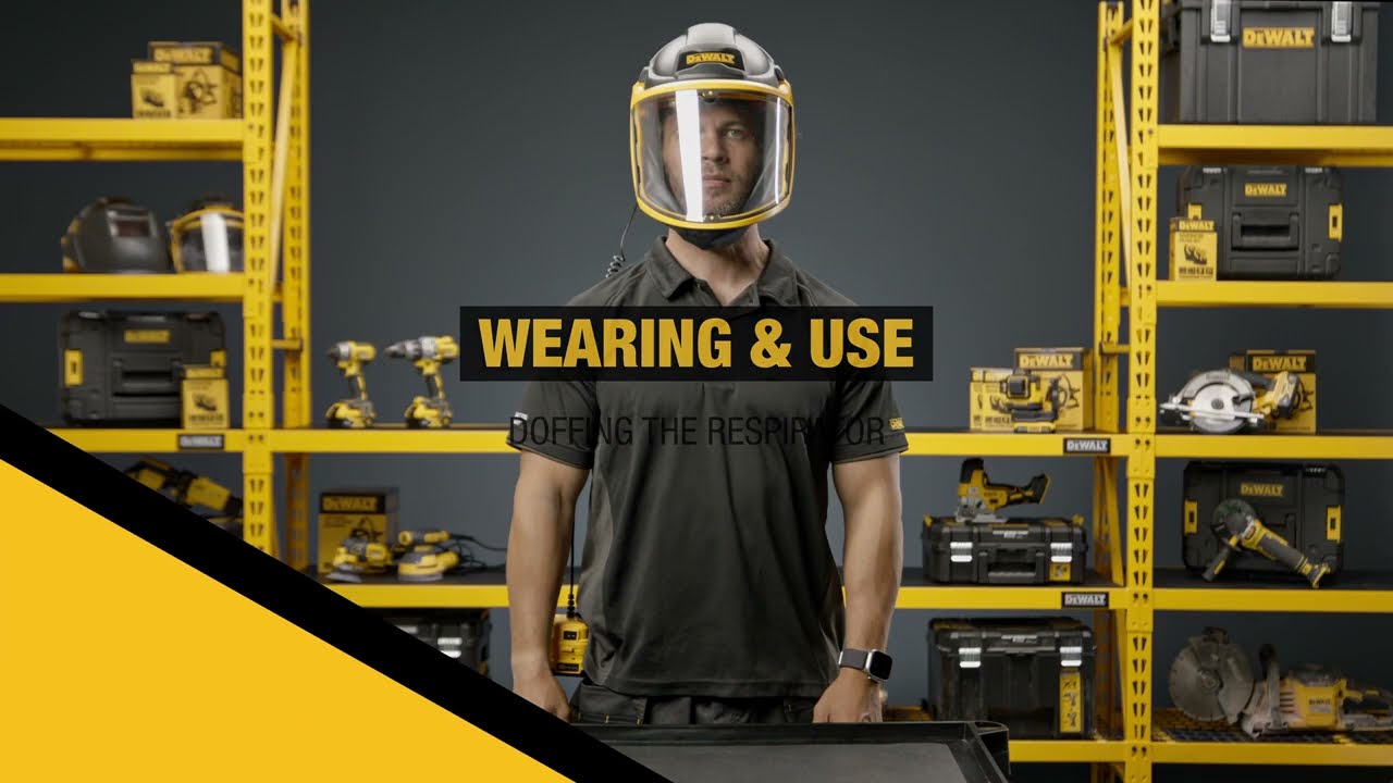 DEWALT Powered Respirators | Wearing and Use Instructions