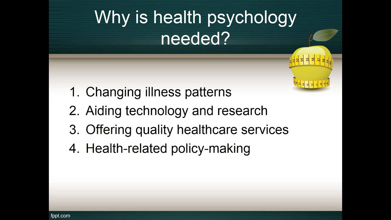 Health psychology: An introduction