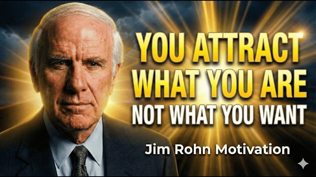 𝐘𝐨𝐮 𝐀𝐭𝐭𝐫𝐚𝐜𝐭 𝐖𝐡𝐚𝐭 𝐘𝐨𝐮 𝐀𝐫𝐞, 𝐍𝐨𝐭 𝐖𝐡𝐚𝐭 𝐘𝐨𝐮 𝐖𝐚𝐧𝐭 | Jim Rohn Motivation