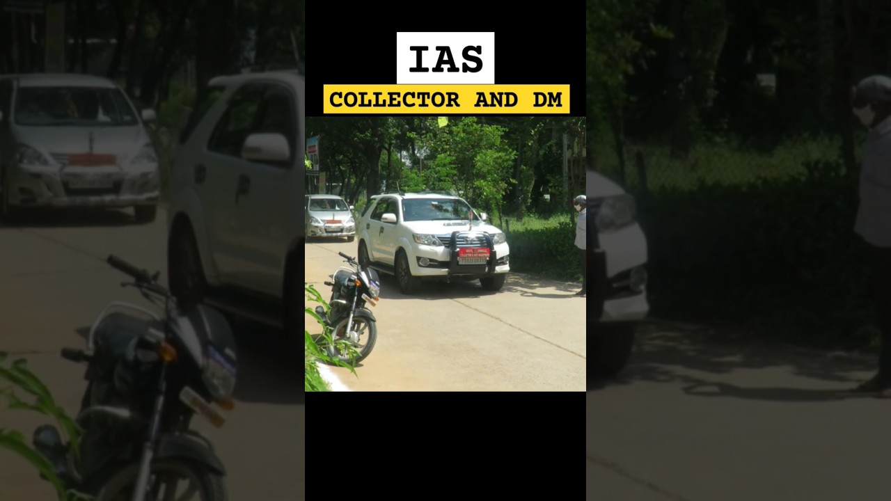 Collector and District Magistrate Convoy #motivation #ias #ips #upsc #success #iasinstitute #shorts