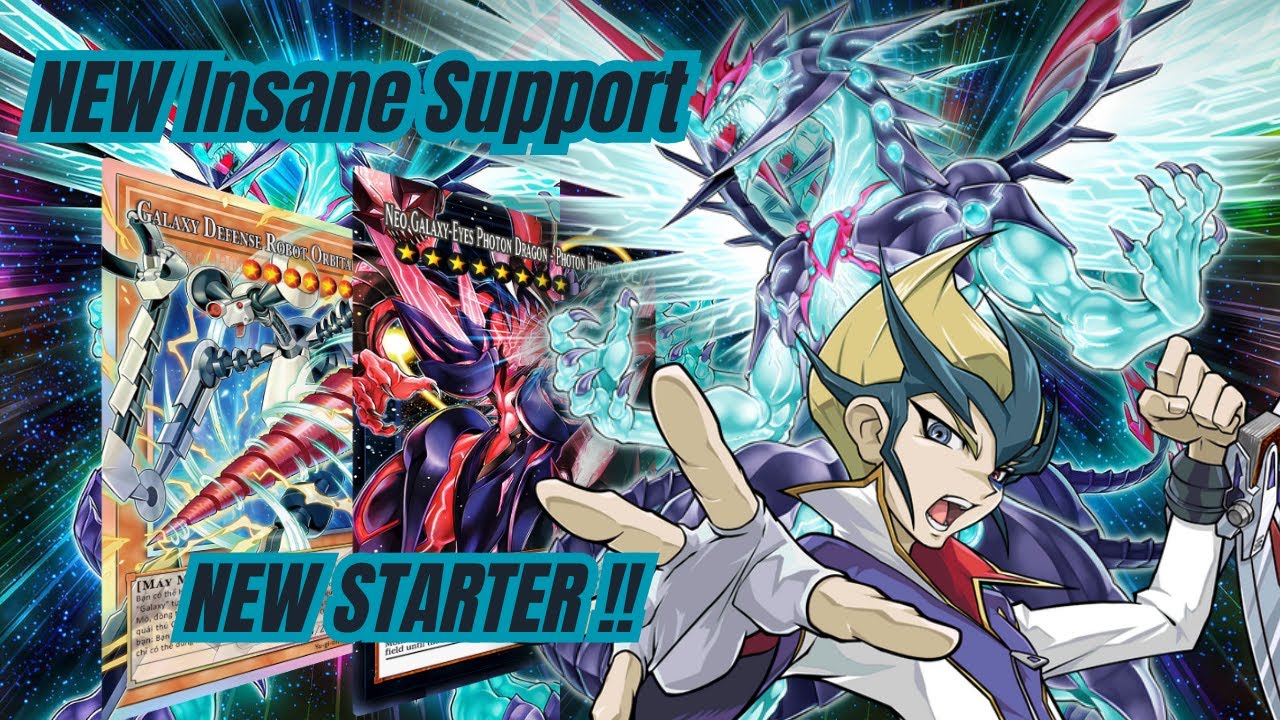 NEW Starter and extender! Galaxy-Eyes Deck ft. NEW Galaxy Defense Robo Orbital || MDPRO3 Replays