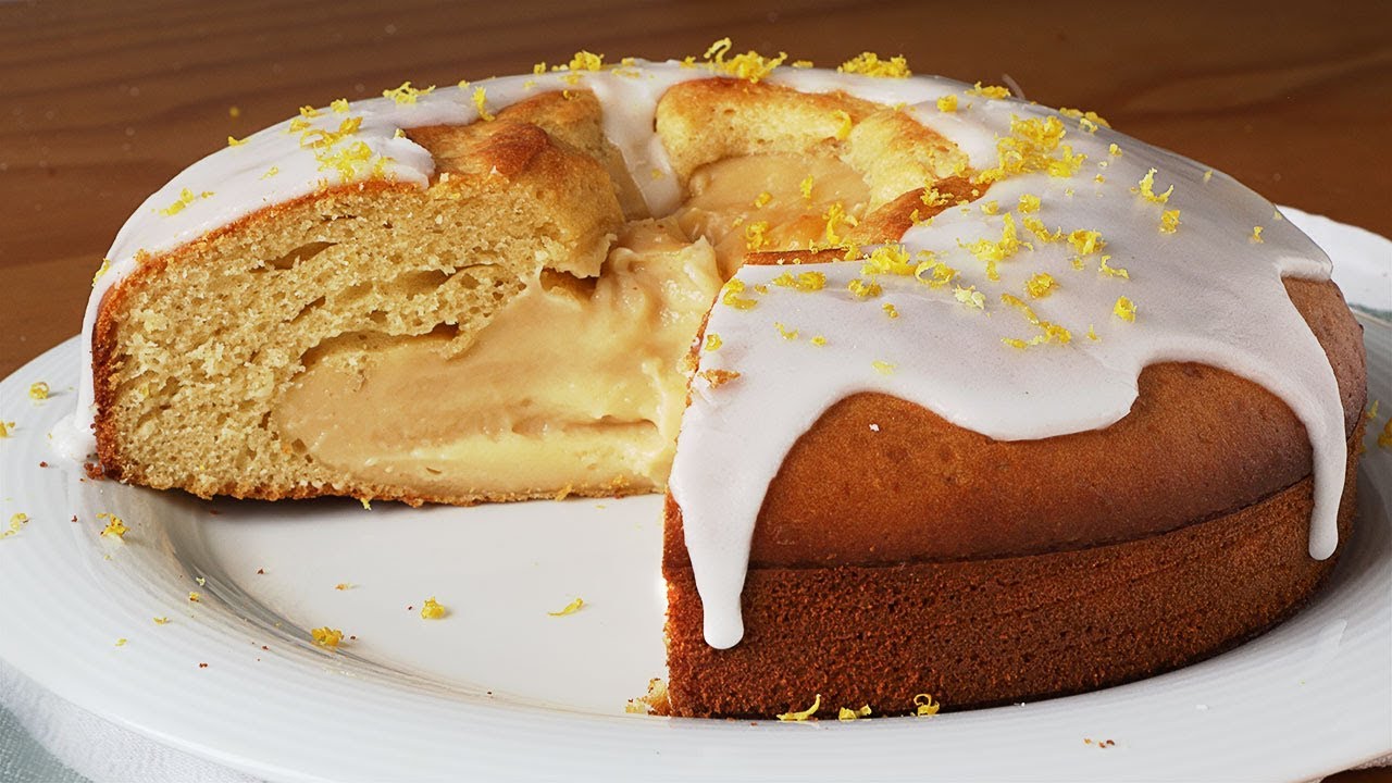 BIZCOCHO ya con su crema! Receta muy fácil y rápida