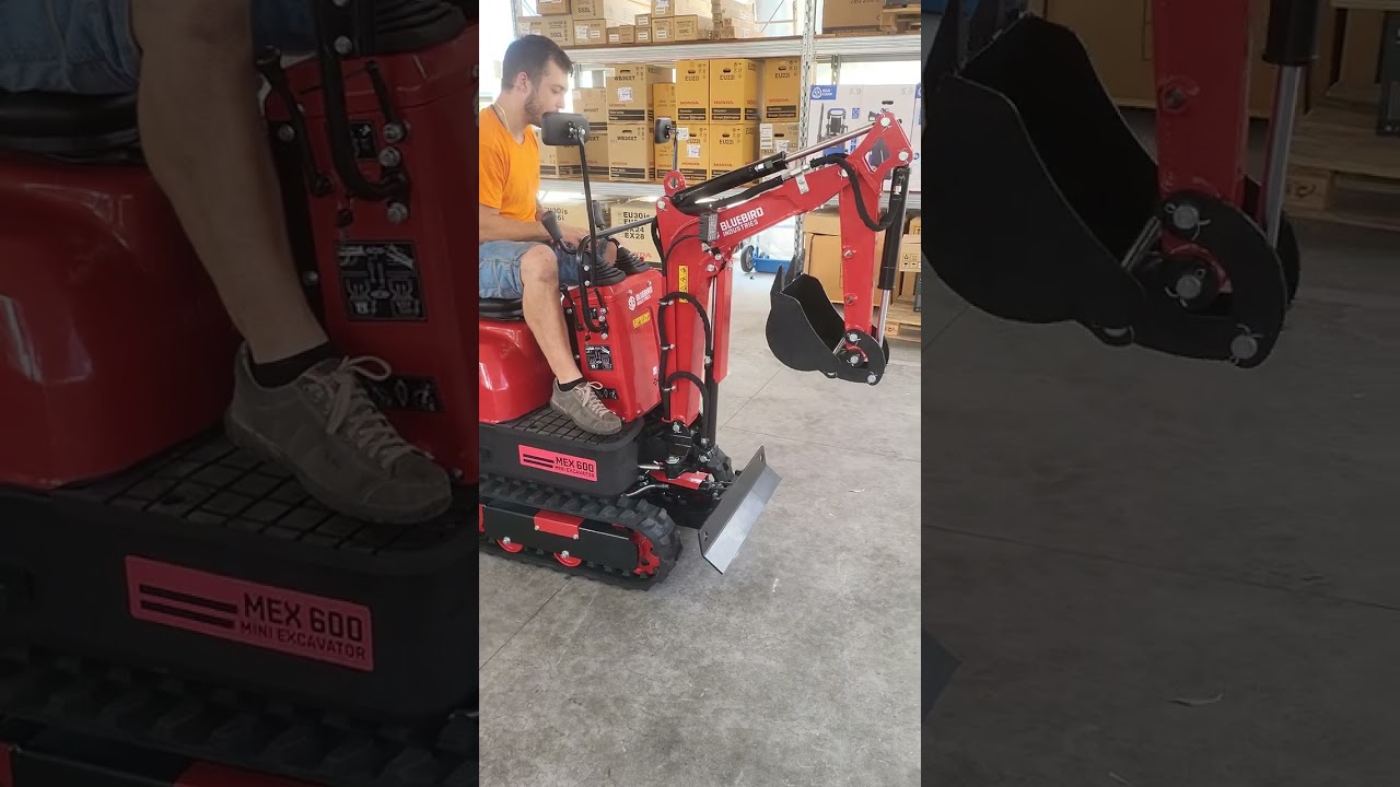 Bluebird miniescavatore MEX 600 test
