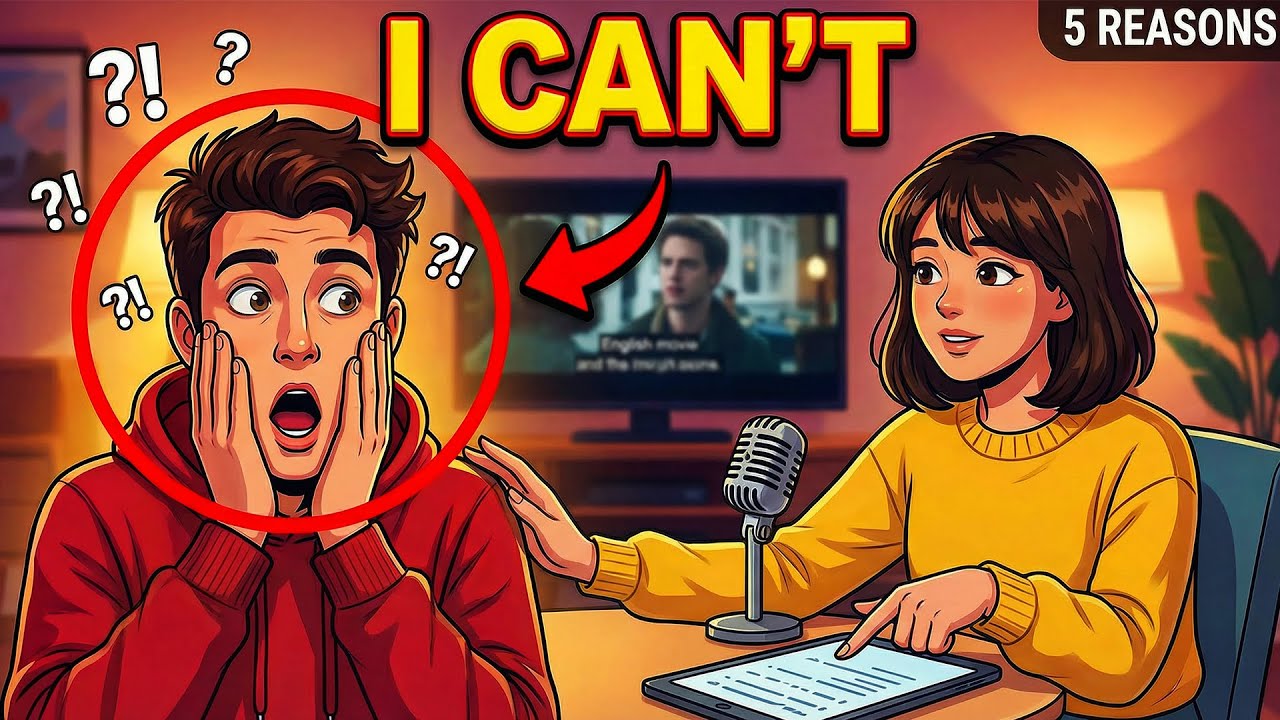Why You Can't Understand Native English Speakers (But You Understand Me!) | 5 Reasons + Solutions