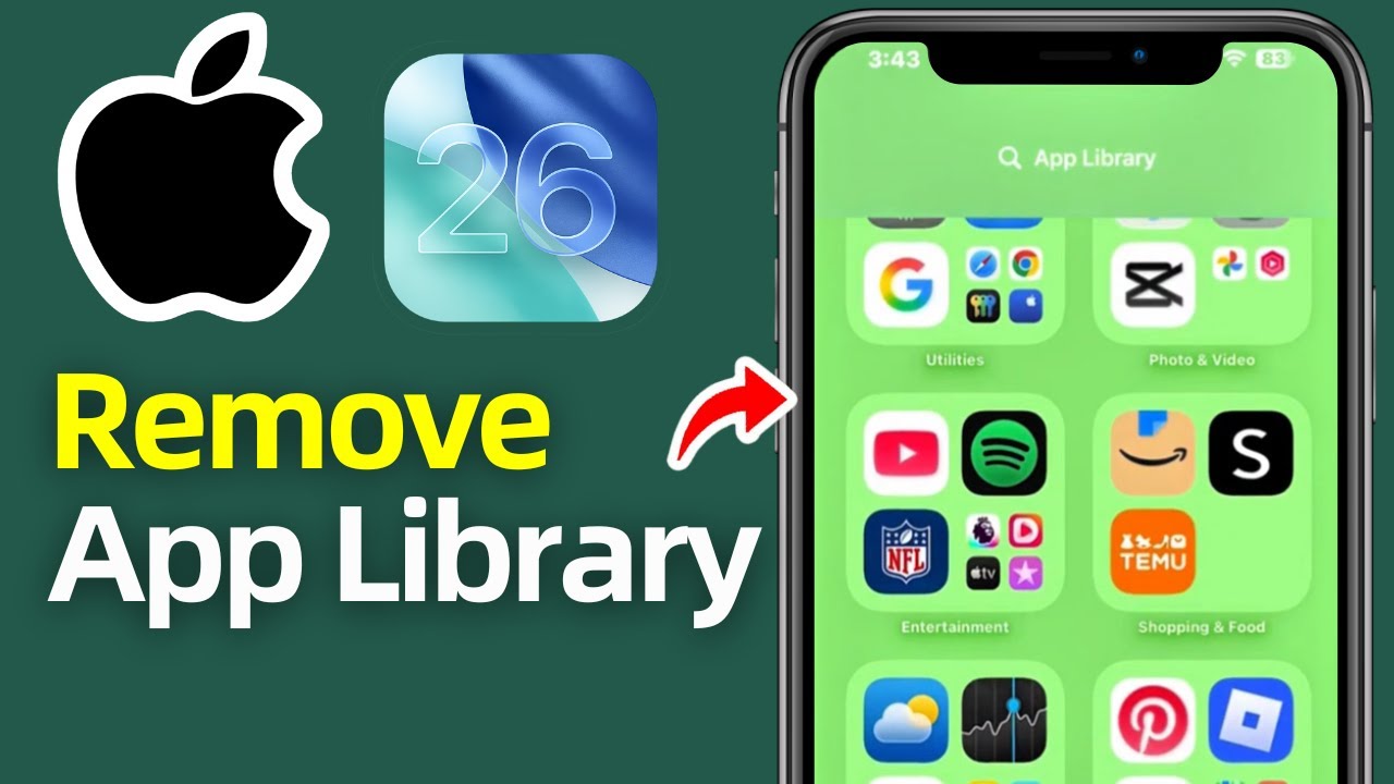 How to Remove App Library from Your Home Screen! (2026)