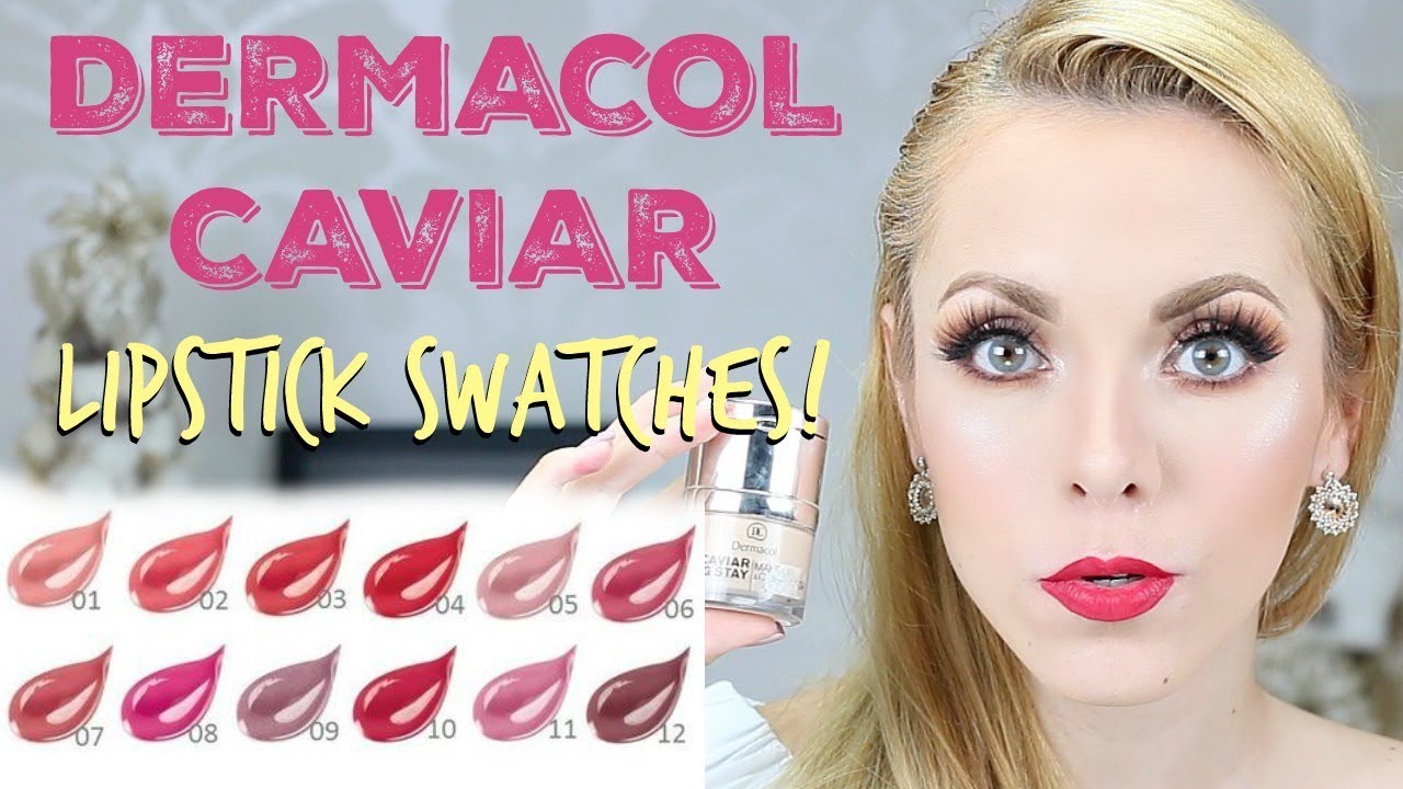 DERMACOL CON CAVIAR?! + LIPSTICKS DE 16 HORAS!