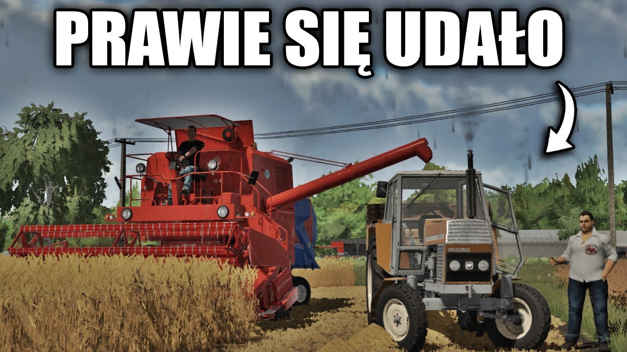 PRZYGODY WESOŁEGO ROLNIKA - MIAŁ BYĆ KONIEC A PRZYSZEDŁ DESZCZ  | E143 | FARMING SIMULATOR 22