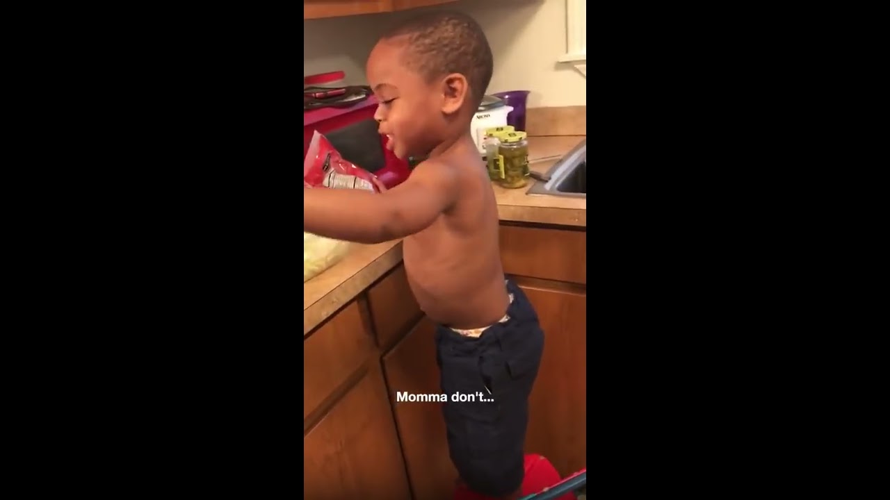 This kid's attitude is hilarious 😂😂  Lil James