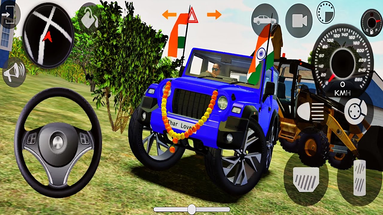Modified Mahindra Thar Car Games: Indian Cars (Gadi Wala Game) - Car Game Android Gameplay 2025
