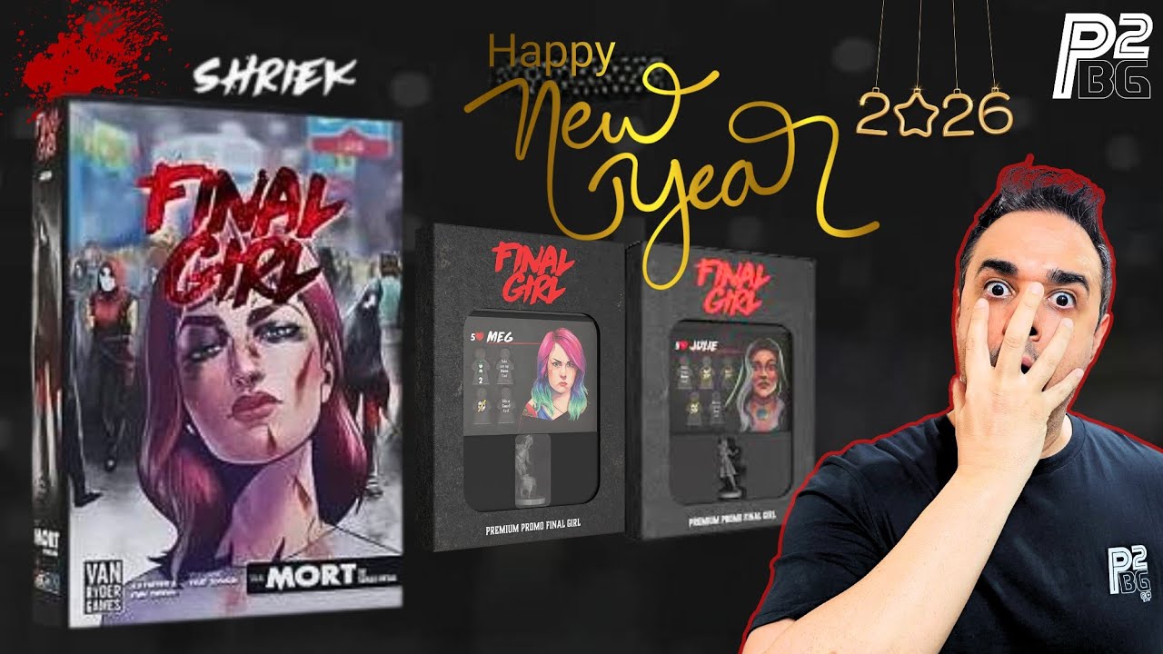 Final Girl Premium Promos + Shriek Mort BG Convention