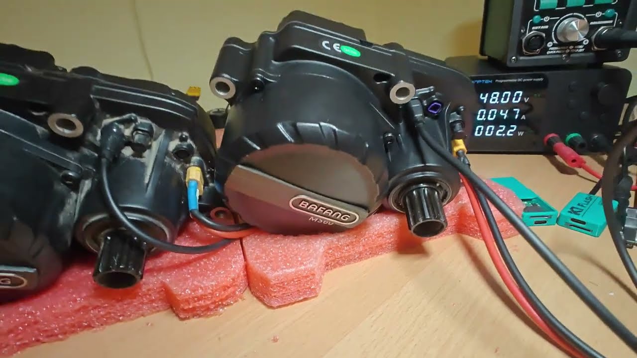 Bafang M560 noise check . No load consumption.