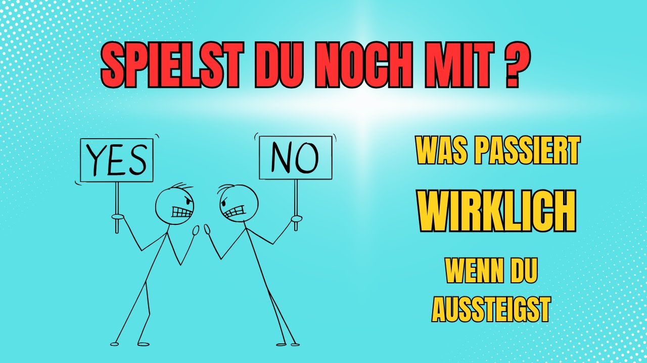Der Ausstieg: Warum du das Spiel der anderen nicht mehr spielen musst
