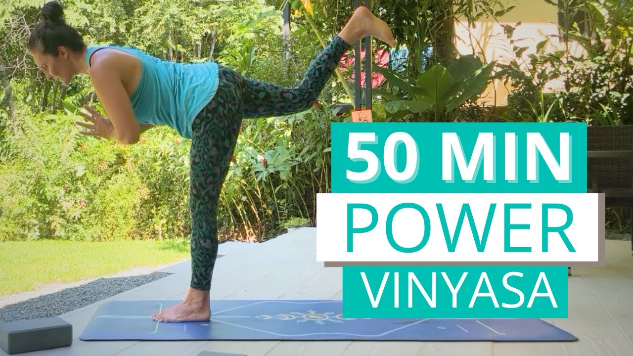 50 Minute Power Yoga Class | Balance & Strength | Intermediate