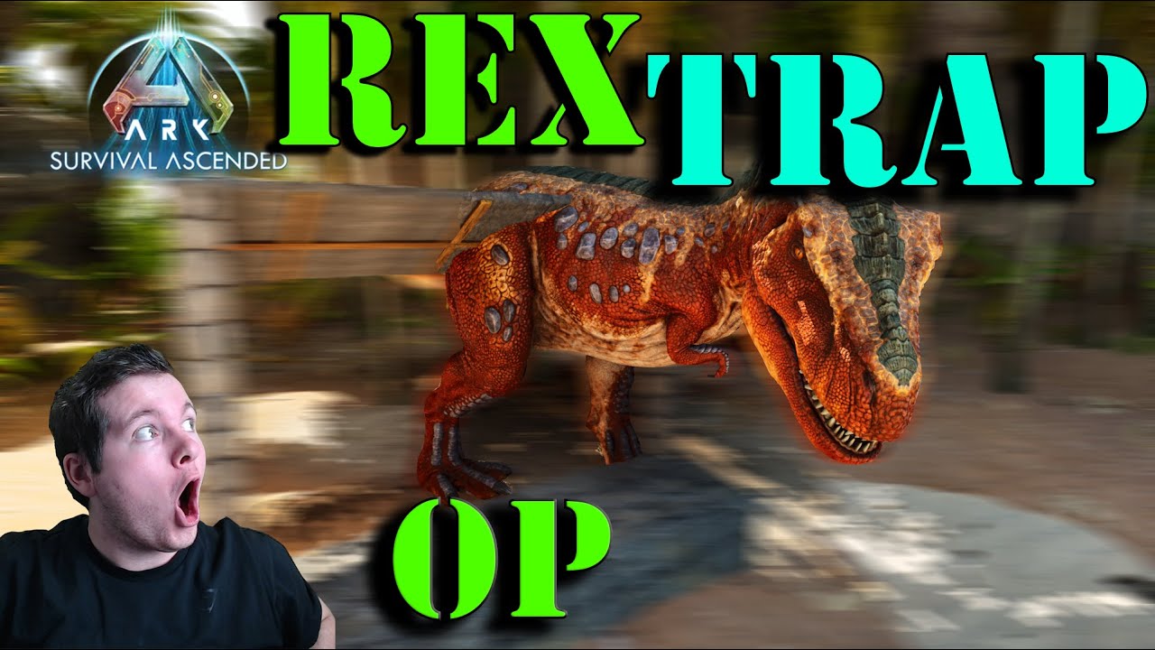 The Best Rex Trap You Have Ever Seen in Ark Survival Ascended 2025 - HOW TO 2025