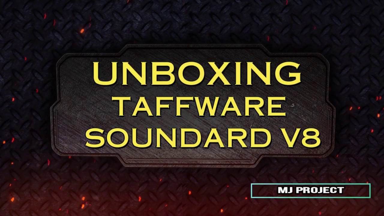 UNBOXING SOUNDCARD TAFFWARE V8