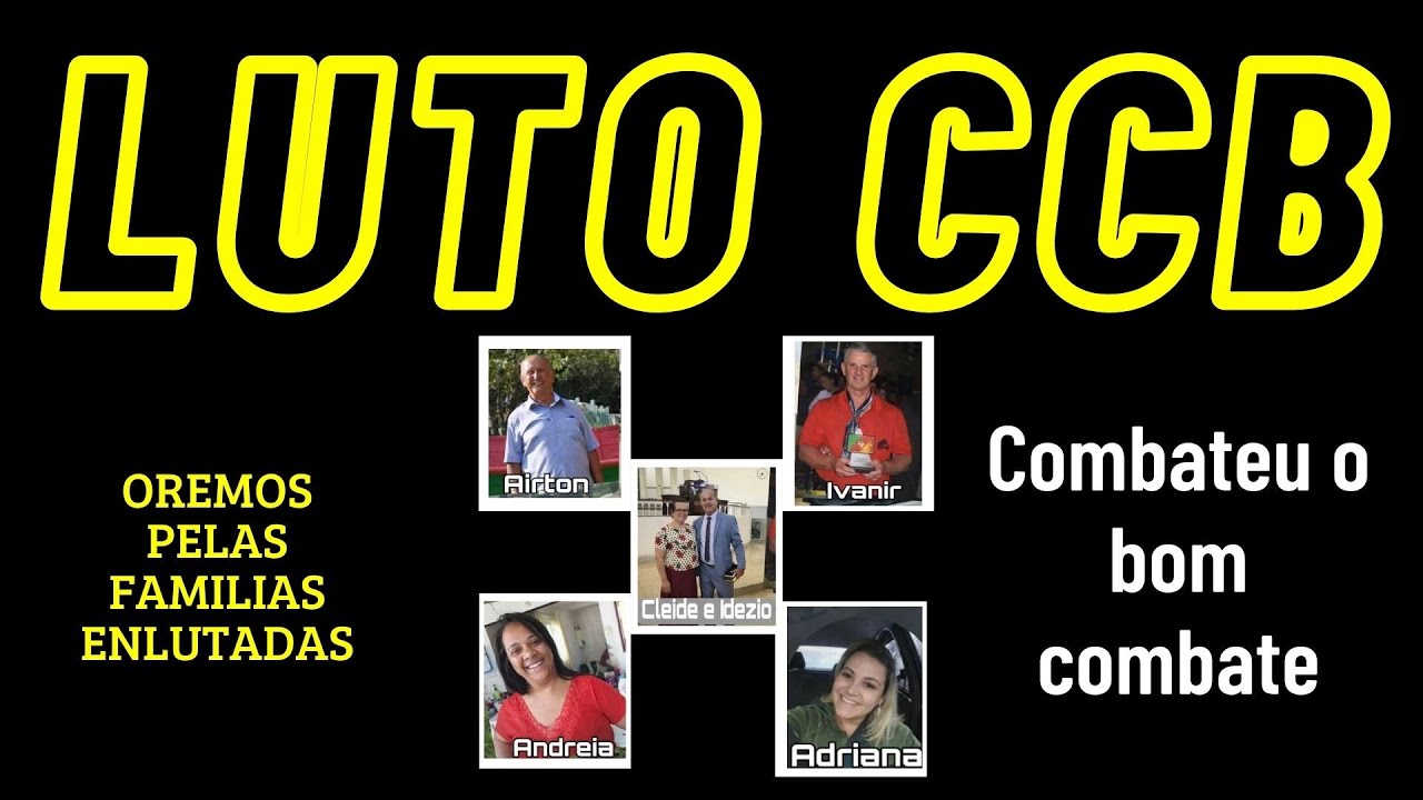 NOTA DE FALECIMENTO CCB – IRMÃOS E IRMÃS DE CAMPO LARGO