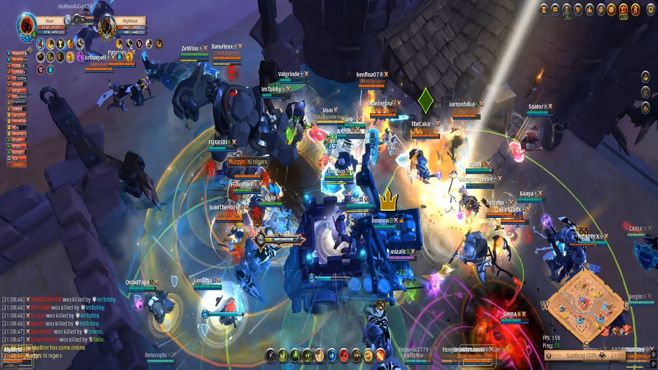 Albion Online | Squirtle Squad vs Palegrin | Castle fight