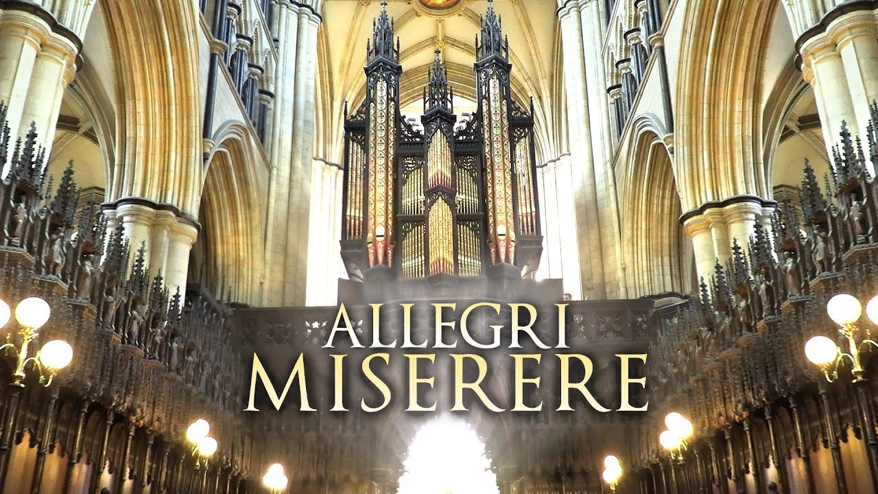 ALLEGRI - MISERERE - ORGAN SOLO - JONATHAN SCOTT - BEVERLEY MINSTER