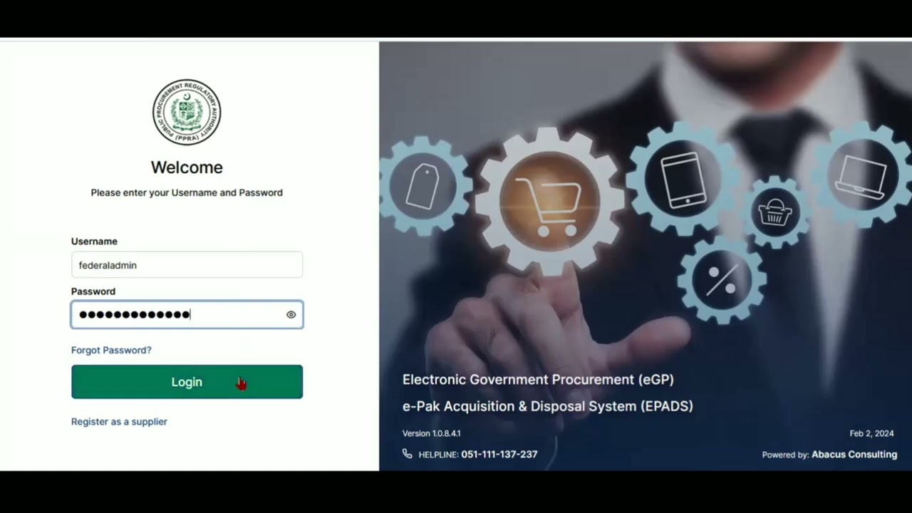 How To Create Procurement Plan on EPADS