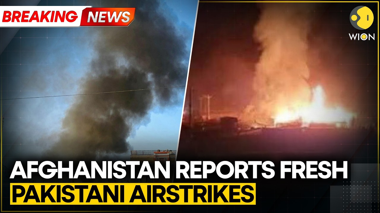 Breaking: Fresh Pakistan Airstrikes Kill 4 in Kabul Amid Rising Afghanistan Tensions | WION