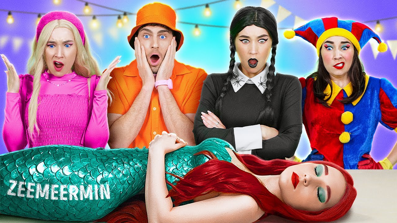 WAT IS ER MET DE ZEEMEERMIN GEBEURD? || BARBIE, WOENSDAG & POMNI IN JAIL door 123 GO!