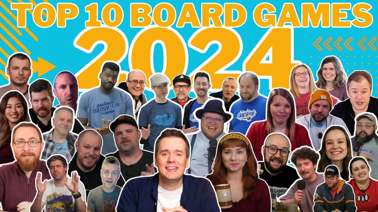YouTubers Top 10 Board Games of 2024