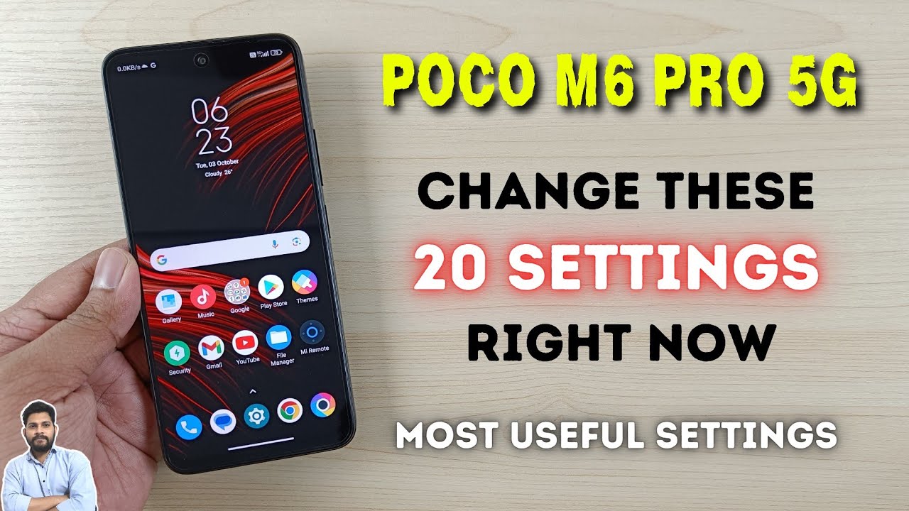 Poco M6 Pro 5G : Change These 20 Settings Right Now