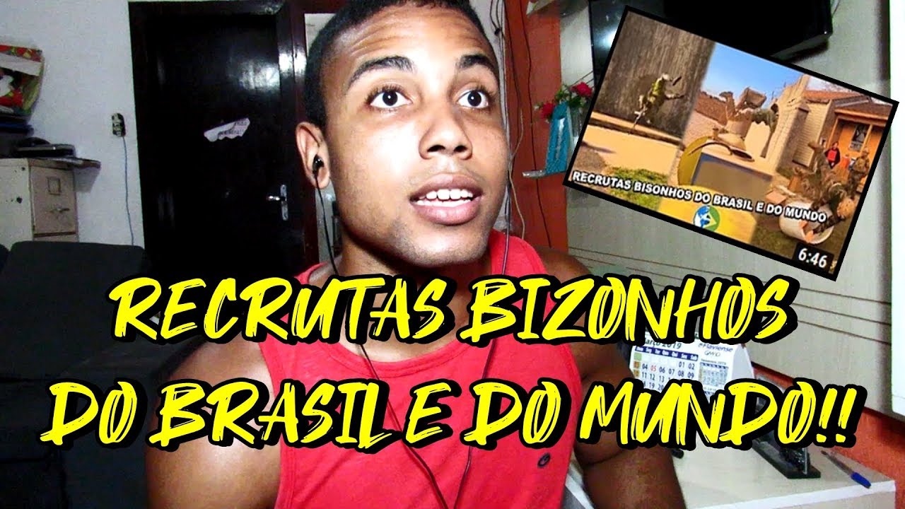 RECRUTAS BISONHOS DO EXÉRCITO BRASILEIRO E DO MUNDO!! |  REACT