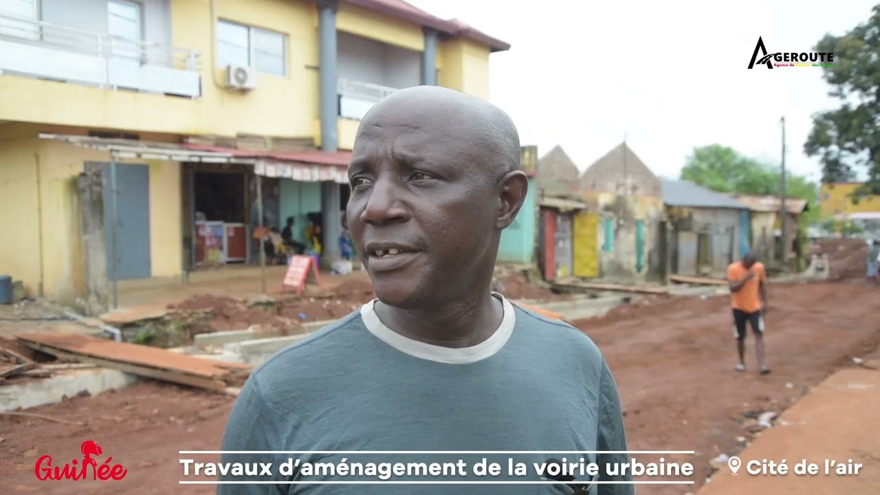 Travaux d'aménagement de la voirie urbaine de Gbessia Cité de l'Air