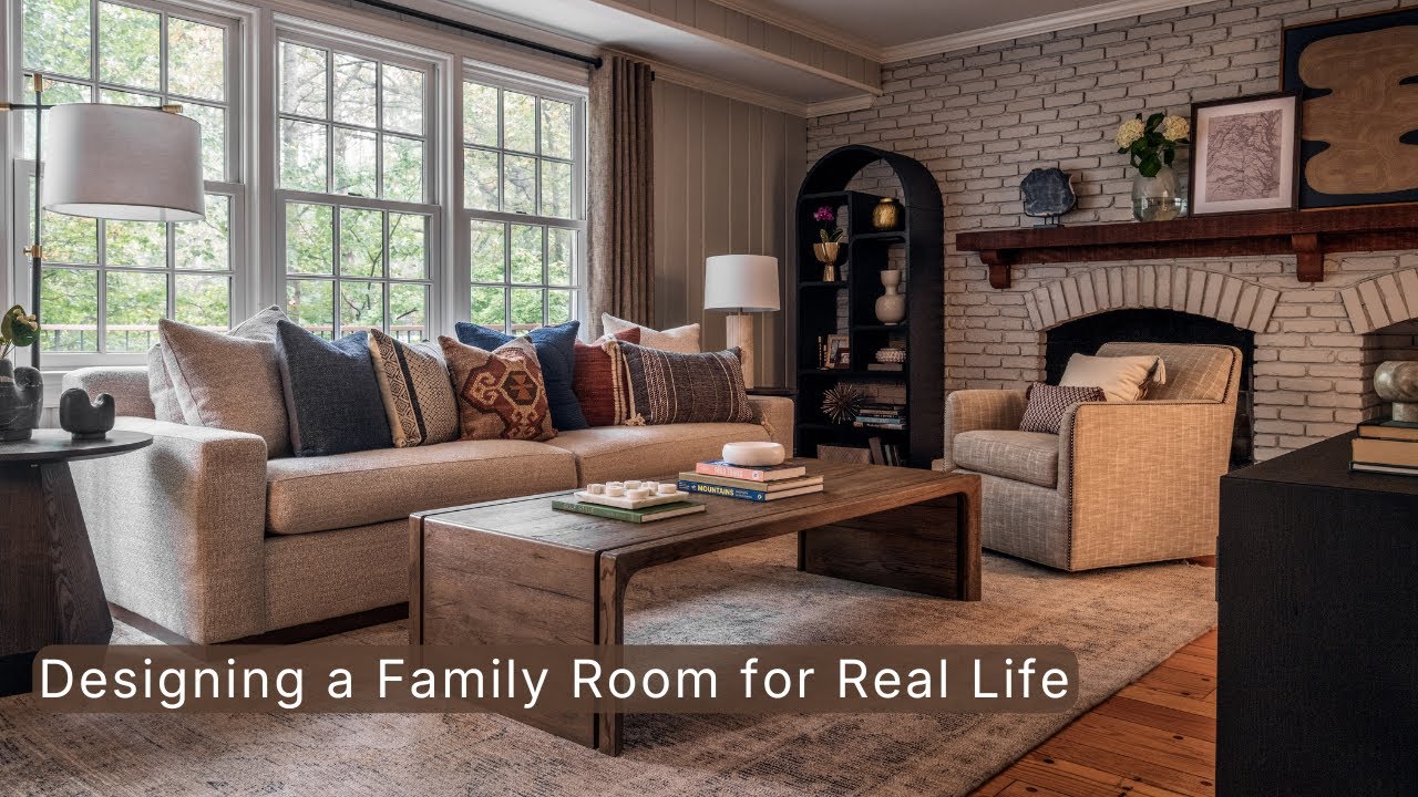 Streamside Comfort - A Family Room Meant for Connection