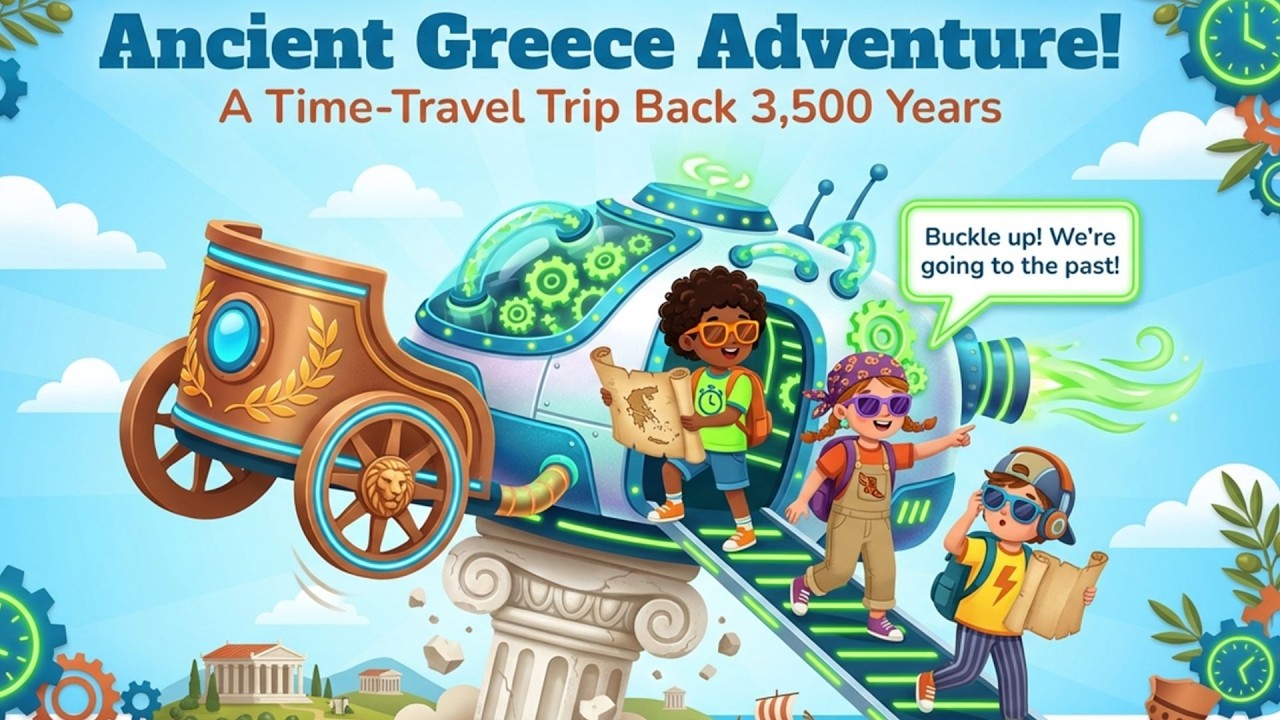 Time Travel Back To Ancient Greece. For Kids.