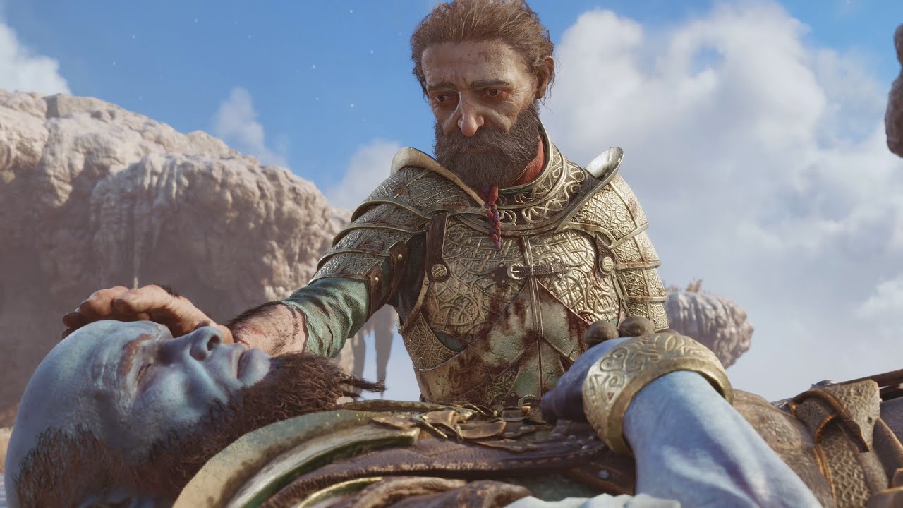 Brok's Viking Funeral Scene (Secret Ending) - God Of War: Ragnarök