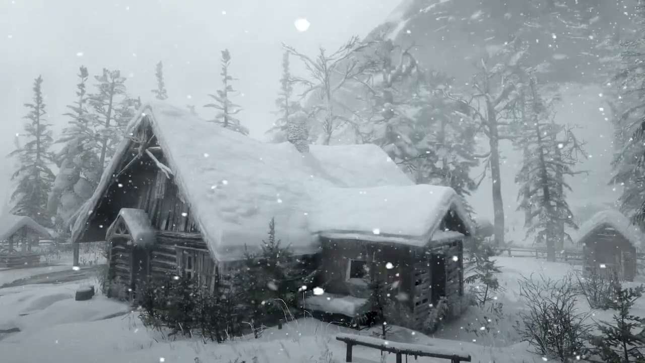 🌨️ Surviving a BRUTAL RUSSIAN WINTER in 2025 – EXTREME Cold! | ARCTIC NIGHTFALL BLIZZARD AMBIENCE