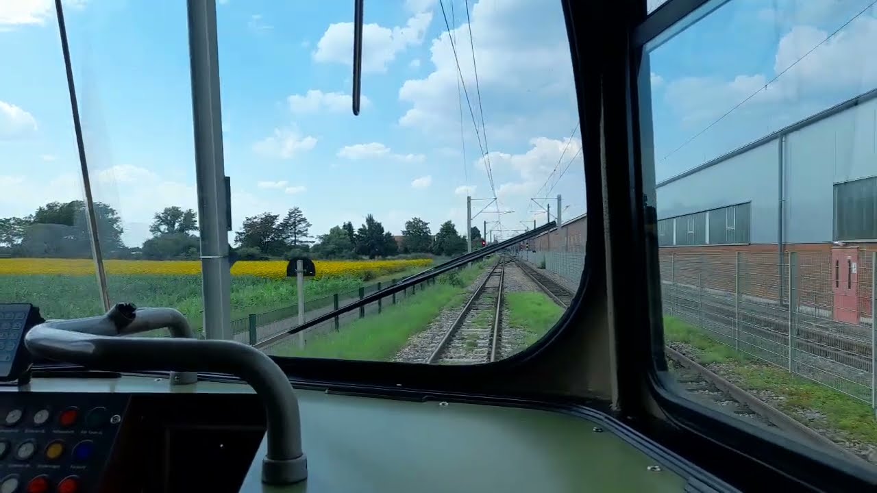 RNV | Führerstandsmitfahrt (Hinten) / Cabride (back) | DÜWAG GT8K #4114 | Linie 5 / OEG