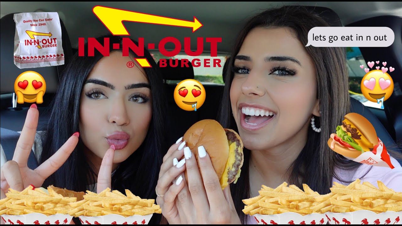 IN-N-OUT MUKBANG (FIRST TIME TRYING IT!!)