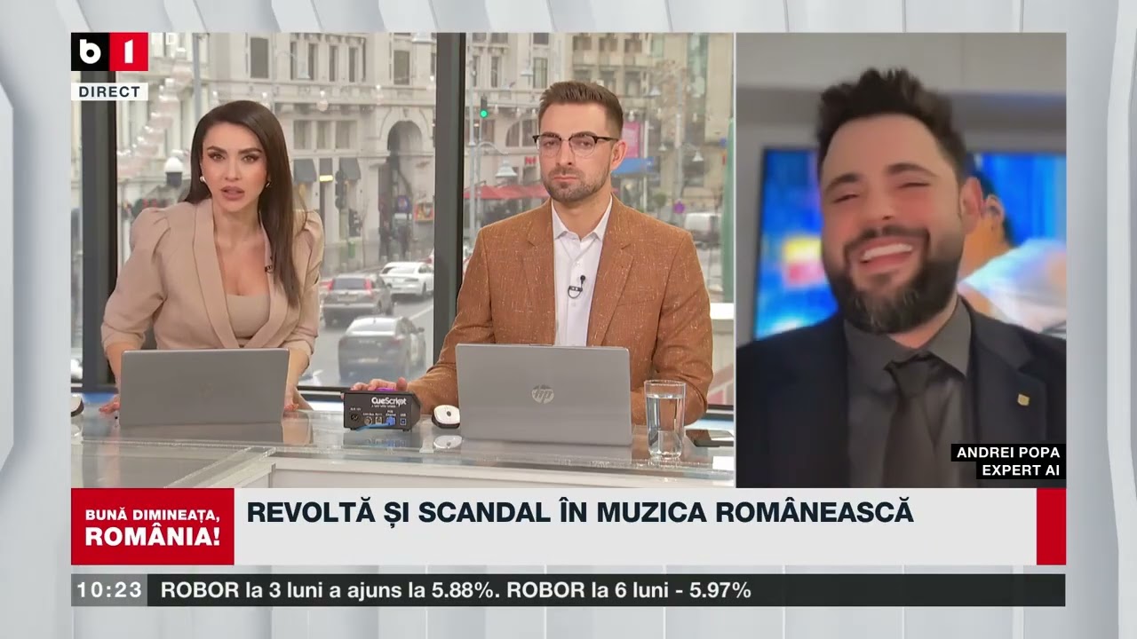 ANDREI POPA, EXPERT AI, DESPRE CONTROVERSA ARTIȘTILOR AI_Știri B1TV_30 ian. 2026
