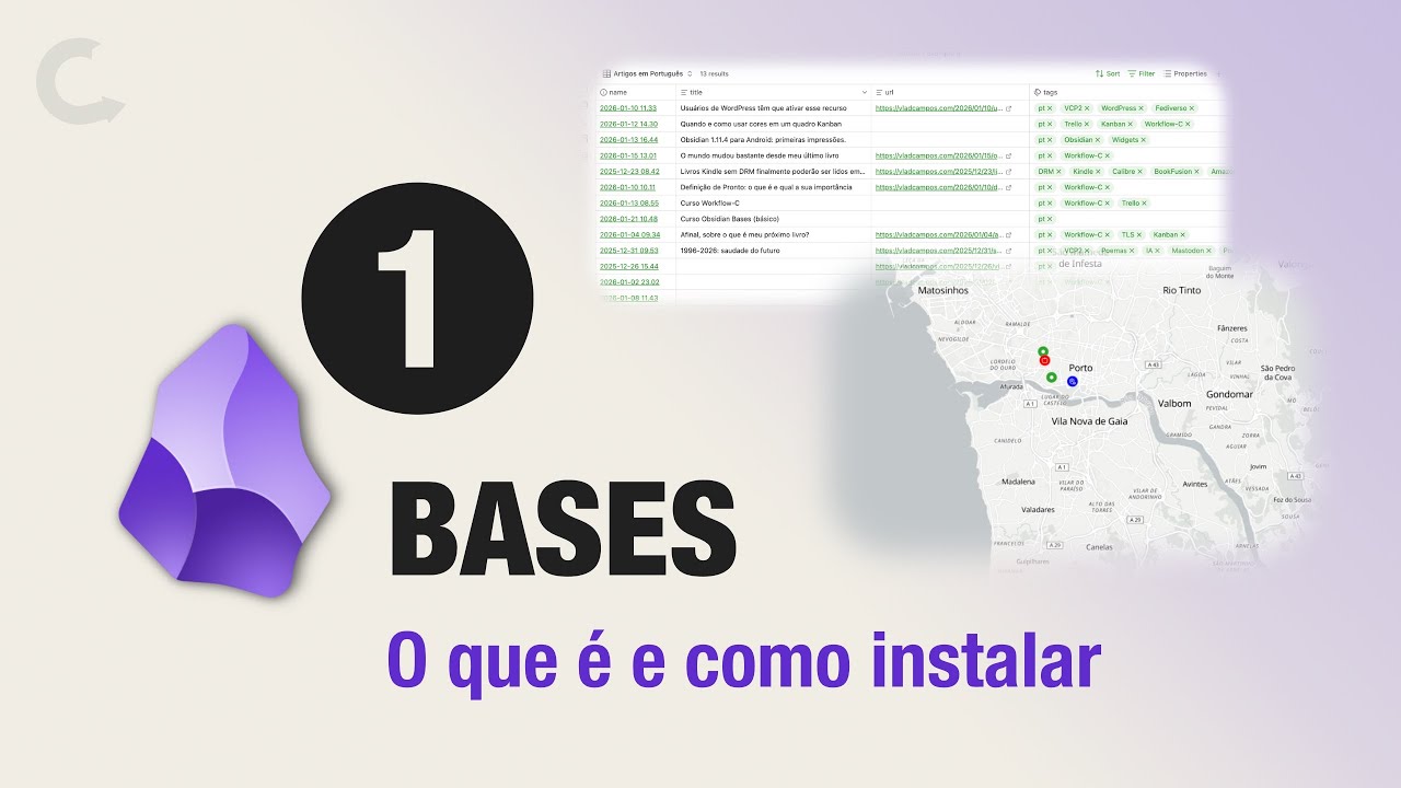 1. O que é o Bases e como instalar no seu Obsidian.