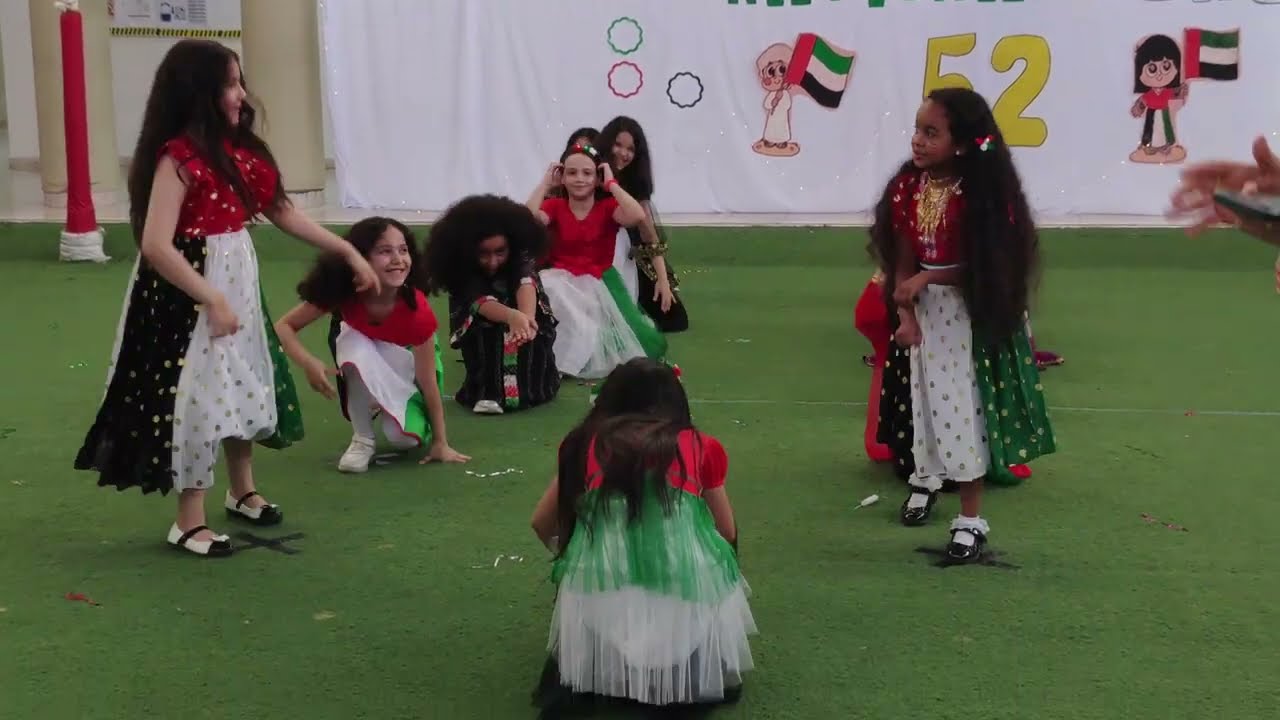 Extraordinary performances of our talented students during the celebration of 52nd UAE National Day