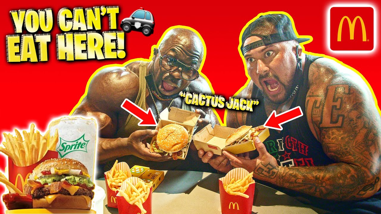 McDonald’s NEW Travis Scott Meal REVIEW!! (KICKED OUT) | Kali Muscle + Big Boy