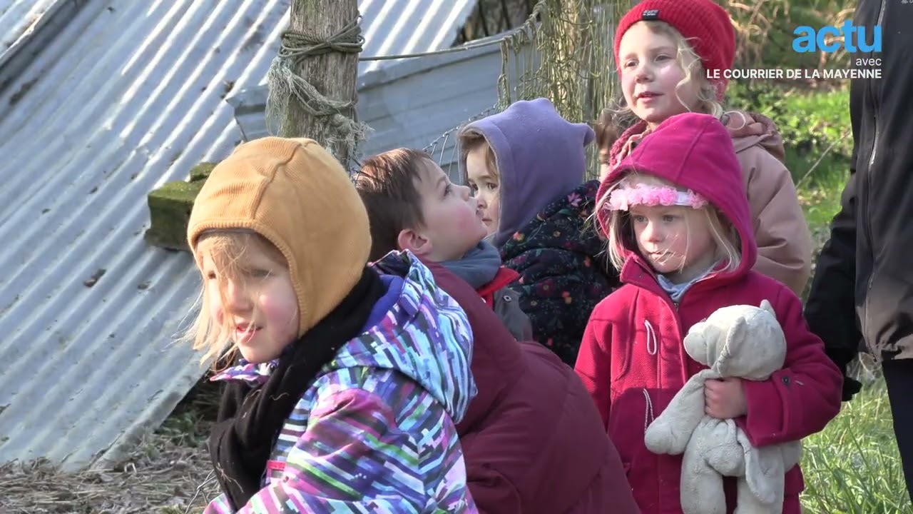 Ces enfants font l'école à la ferme