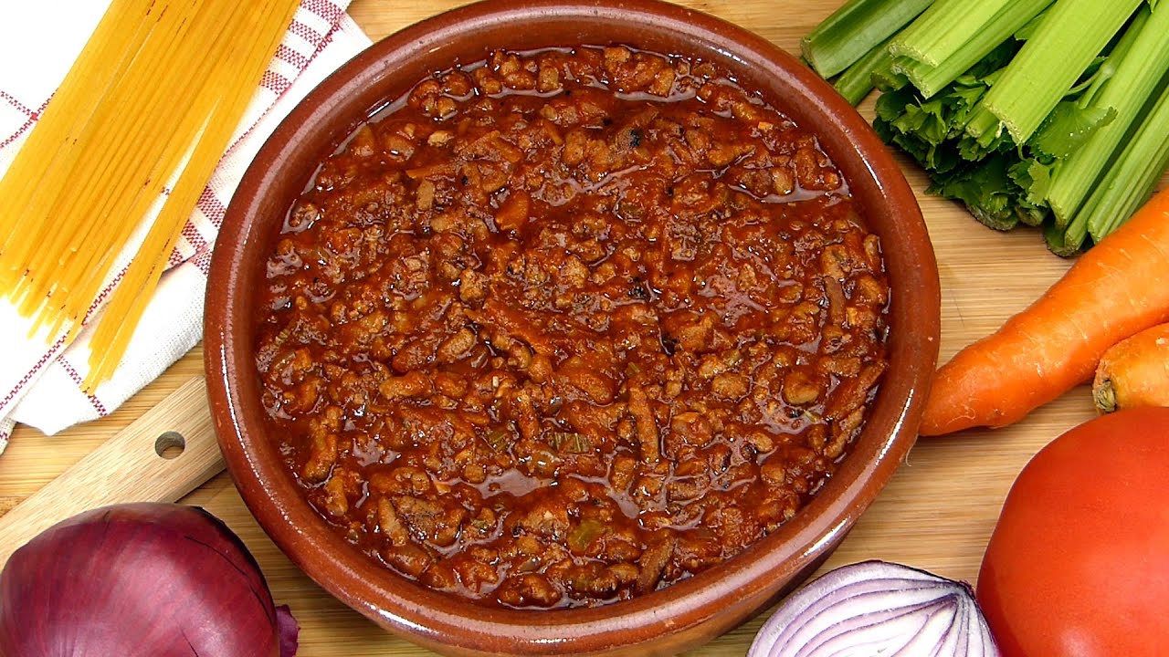 Salsa Bolognesa Casera Italiana Receta en 3 minutos | Salsa para Pasta