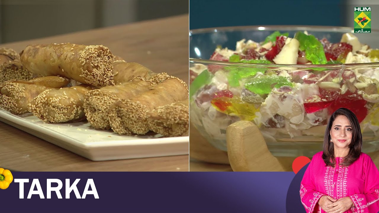 Sesame Vegetable Rolls & Jelly Fruit Chaat | Tarka | Rida Aftab | 7th Mar 2025 | Masala TV