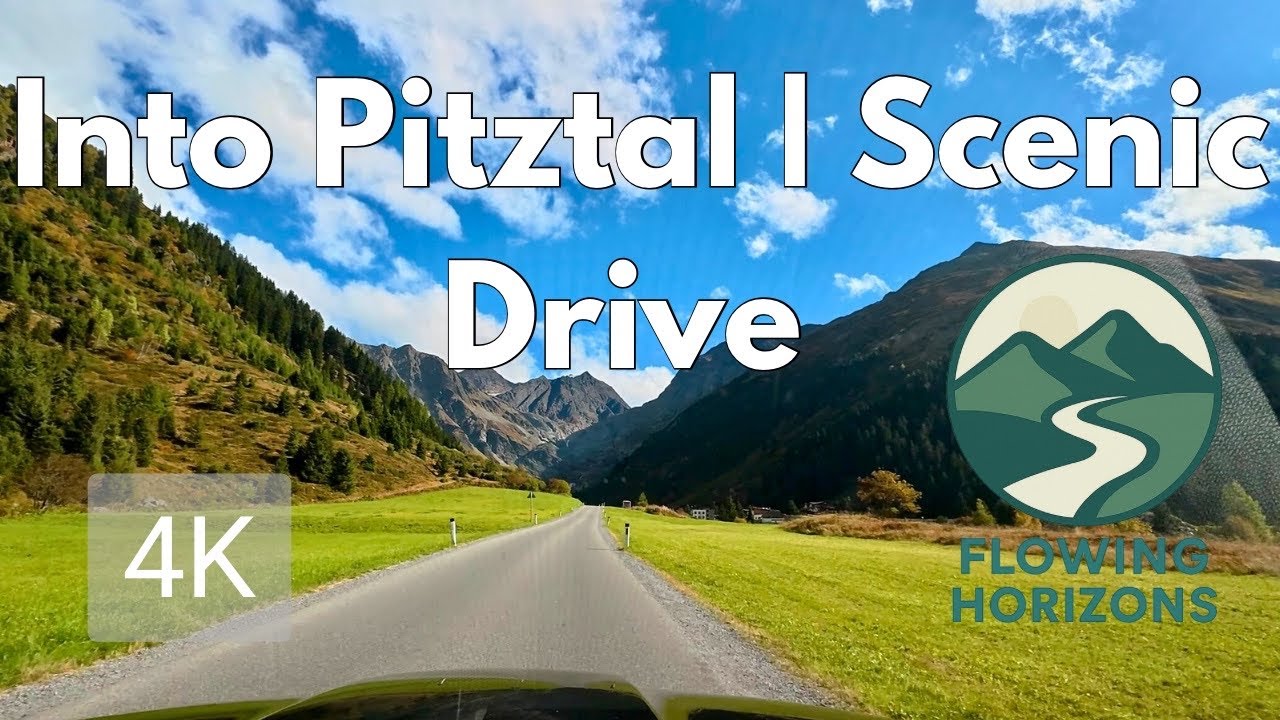 Scenic Drive through Pitztal Valley | From Imst to the End of the Alps 4K🇦🇹
