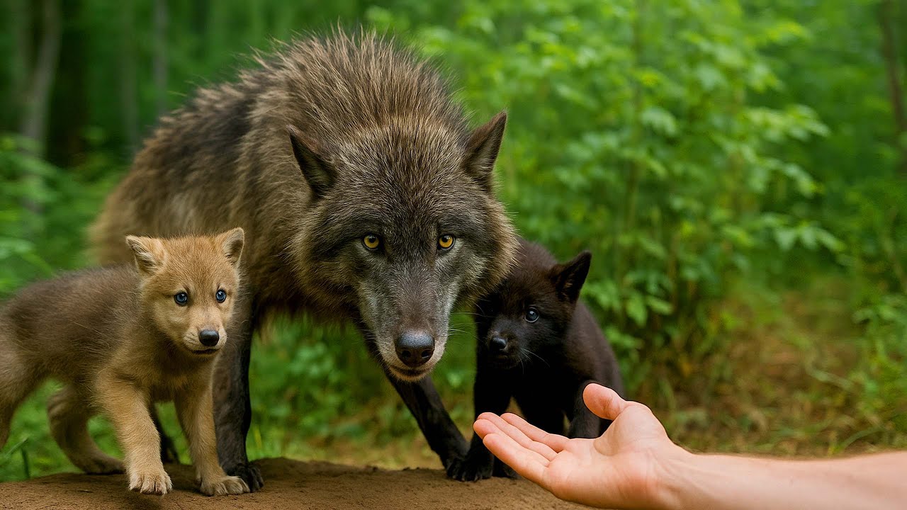 Даже во сне не ожидал! Семья волков 🐺 стала моими друзьями. 🐺🥰😘❤❤