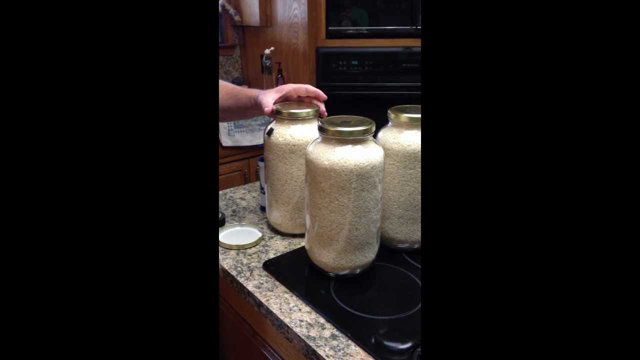 Reuse of Grocery Style Gallon Pickle Jars Vacuum Sealed