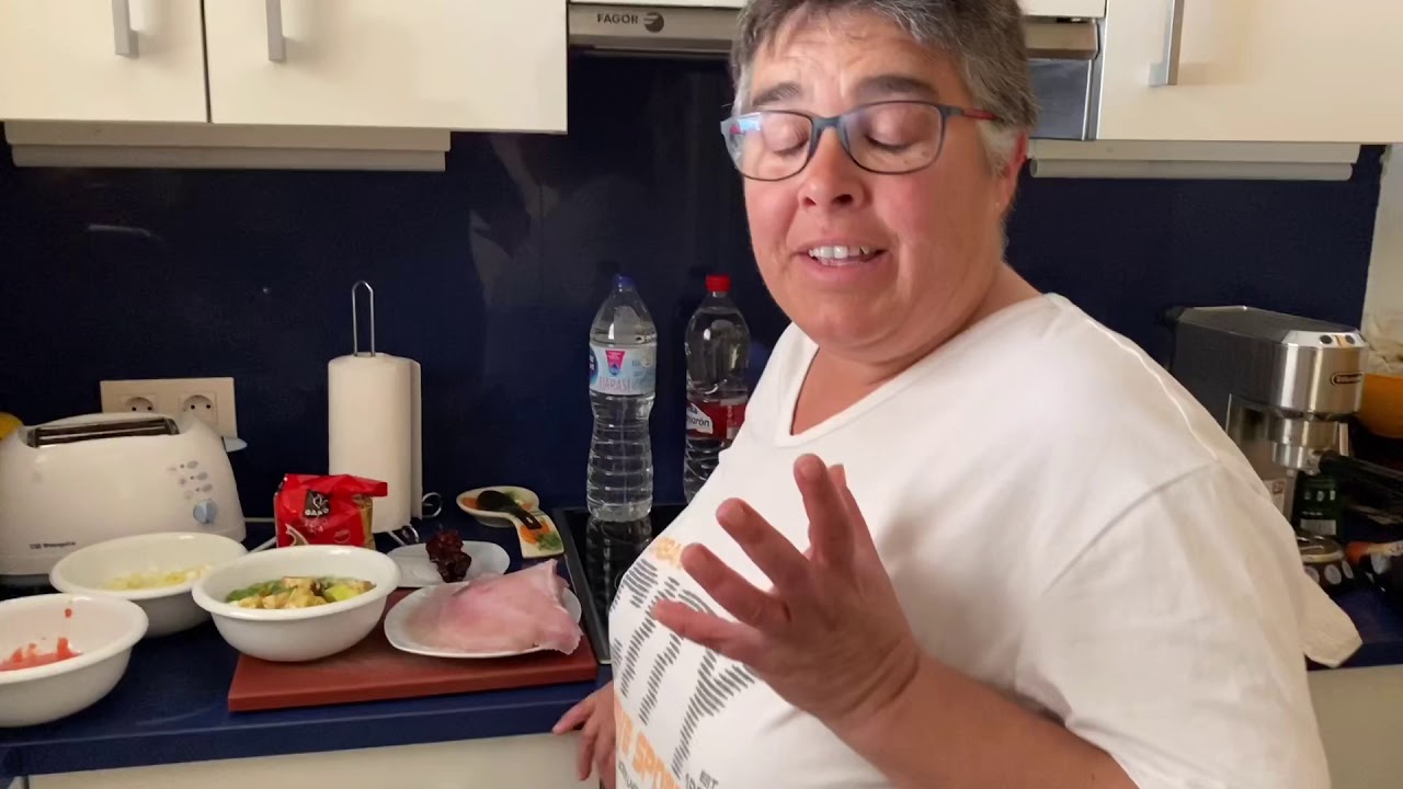 Fideos con raya