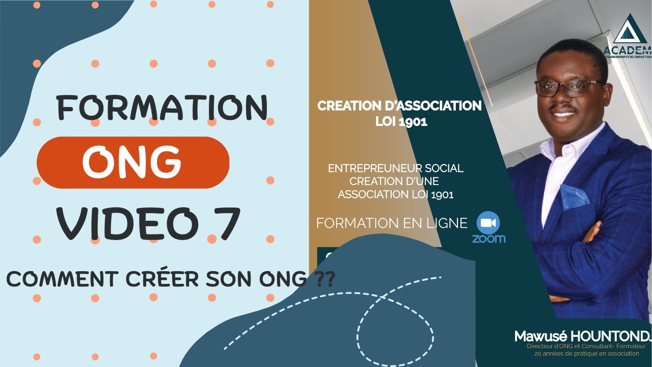 COMMENT CREER SON ONG 7