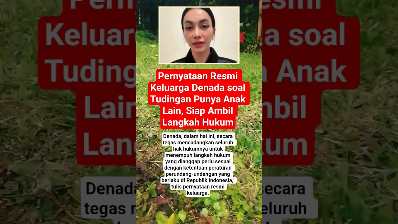 Pernyataan Resmi Keluarga Denada soal Tudingan Punya Anak Lain, Siap Ambil Langkah Hukum