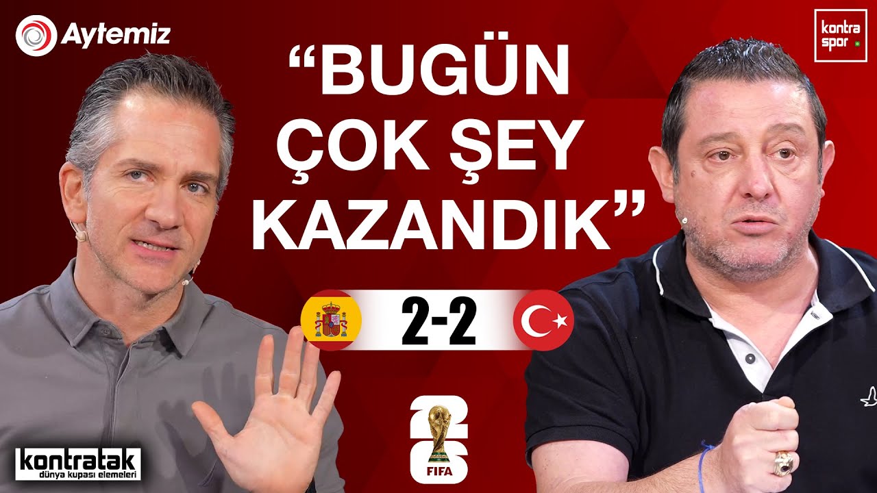 🔴 CANLI | İspanya - Türkiye Maç Sonu | Nihat Kahveci, Nebil Evren | Kontratak