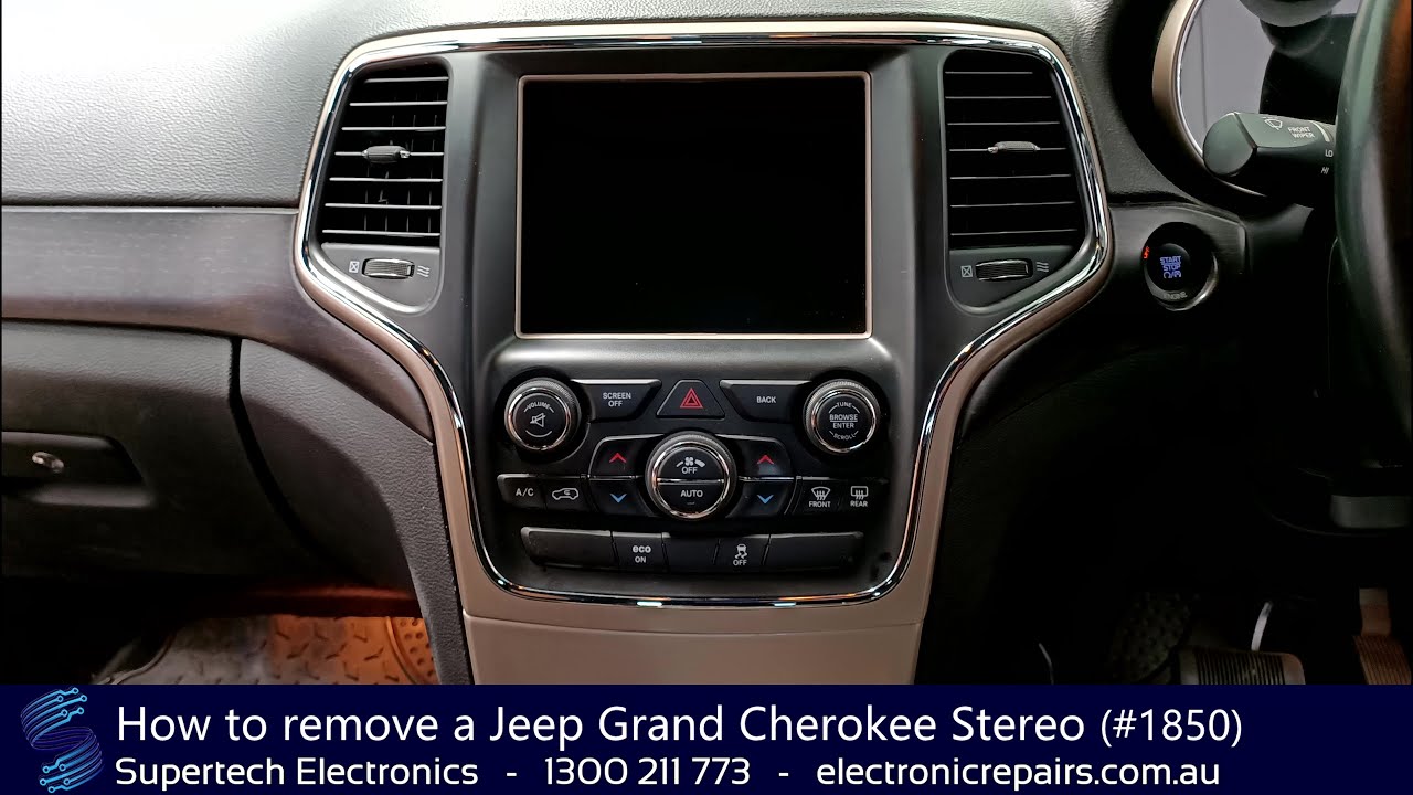 How to remove a Jeep Grand Cherokee Stereo (#1850)